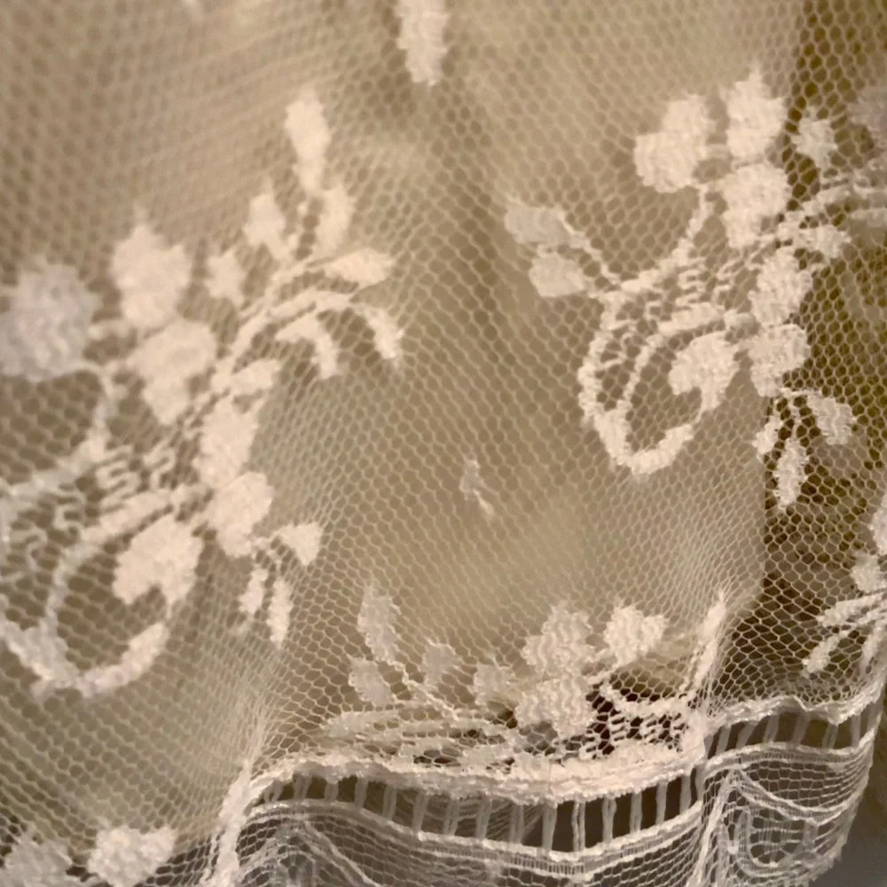 Vintage Jessica McClintock White Lace Dress - Sailor Collar Sz 7